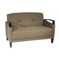 OSP Home Furnishings MST52-S22 Main Street Loveseat. Woven Seaweed Fabric.